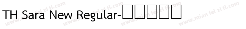 TH Sara New Regular字体转换